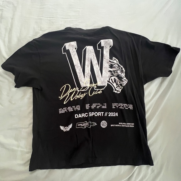 DARC SPORT WOLFS t shirt , washed black, XL - Picture 5 of 7